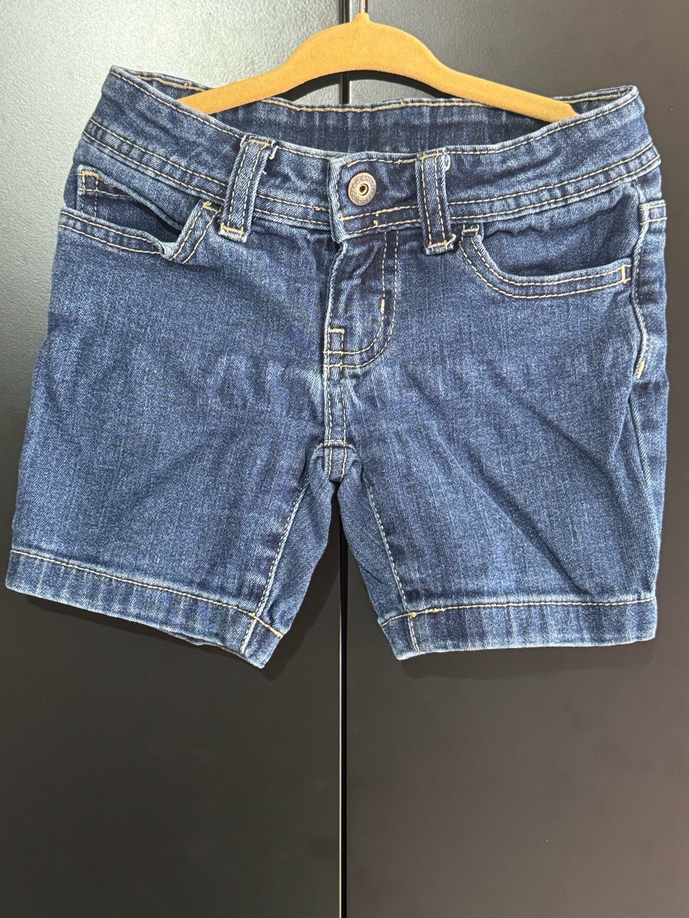 Girls size 5 | Faded Glory | Blue Denim |  Kids Shorts | Flaws see info